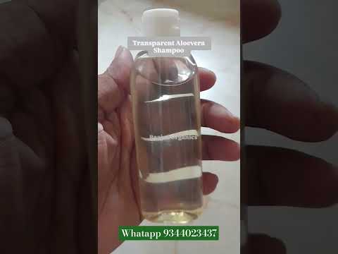 Transparent Aloevera shampoo | Organic homemade shampoo #organicshampoo  #RaajaaOrganics  #jaarshi