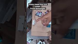 #arduino #purple #internetofthingsprojects #programming #car #smart #projects #door lock system
