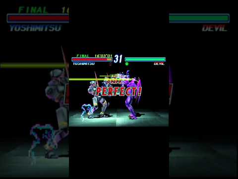 Yoshimitsu Vs Devil (Kazuya) - Teken 2 -  Fighting - 1994 - Ps1