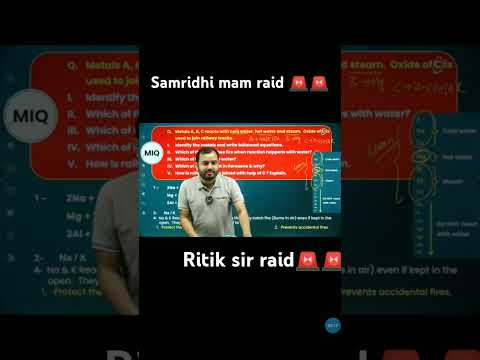 Ritik sir and samridhi mam raid🚨in Alakh sir live class#shorts#alakhpandey#physicswallah#class10