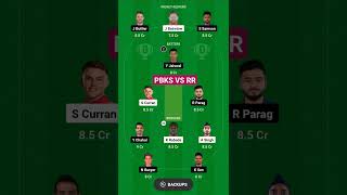 PBKS vs RR Dream11 Prediction | PBKS vs RR Dream11 Team | #cricketshorts cricket prediction IPL 2024