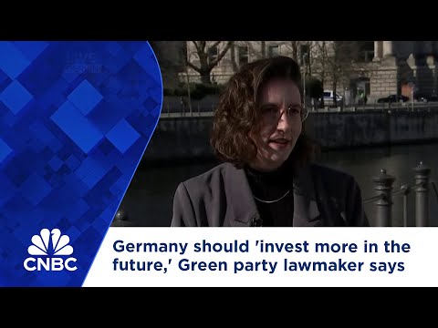 Germany should 'invest more in the future,' Green party lawmaker says