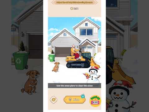 Brain Puzzle Tricky Quest| Level 13 Snow Removal - Help the old lady |Walkthrough #braingames#puzzle