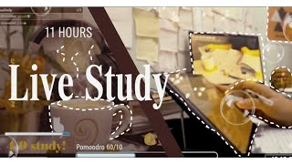 6 hour Live study | | Focus Session // lofi music//#studywithme #lofi
