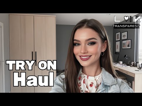 4K Bikini Try On Haul | Transparent Lingerie I Try On Haul See Everything | Lingerie Try On (2025)