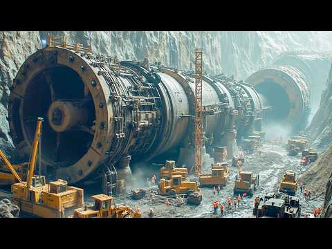 Largest Tunnel Boring Machines Working Process - Mega Heavy Duty Caisson Construction Technology