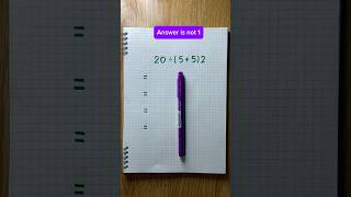 Order Of Operations #math #satmath