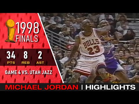 Michael Jordan Game 4 1998 Finals - Full Highlights