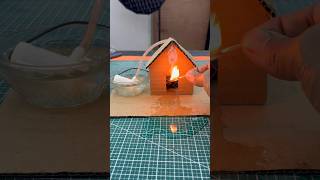 DIY Home Fire Detection & Automatic Fire Extinguishing System #shorts #project #schoolproject