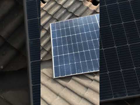 Solar panels shading effect