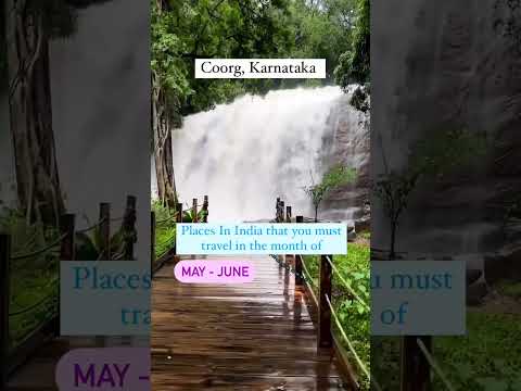 Must visit places in May & June #shorts #manali #coorg #karnataka #spiti #incredibleindia #reels