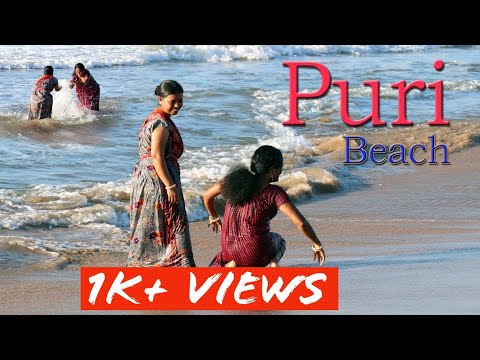 Puri Sea Beach Odisha. Puri Beach Market.