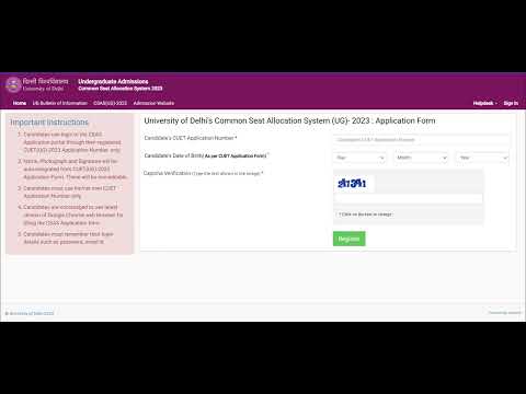 DU CSAS Portal | Delhi University | CUET 2023 | CUET | #collegelife #2023 #cuet #cuet2023 #college