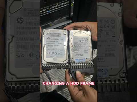 Change Hard Disk Frame 🤫🥳 #shorts #HDD #datacenter