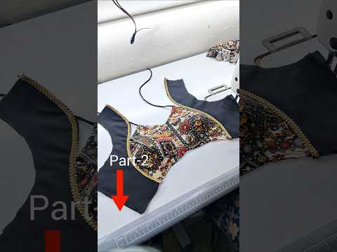 Most trending blouse cutting and stitching