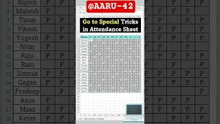 EXCEL TIP& TRICK #shortvideo #excel #ytshorts #viralvideo #viralshorts #shorts #excelshorts #youtube