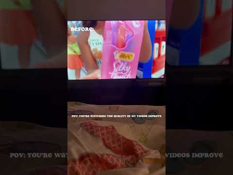 POV: you’re watching my video quality improve