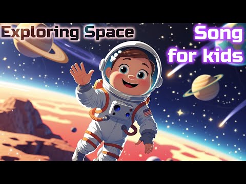 Exploring Space Song for Kids 🚀✨ | Fun Astronomy Learning with Music & Animation!