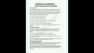 IGNOU BCOC 131 FINANCIAL ACCOUNTING UNIT 1 NATURE AND SCOPE OF ACCOUNTING NOTES