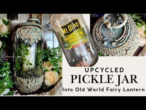 Craft An Ornate Lantern Using Molds/ Upcycled Home Decor Ideas/ DIY Old World Style Fairy Lantern