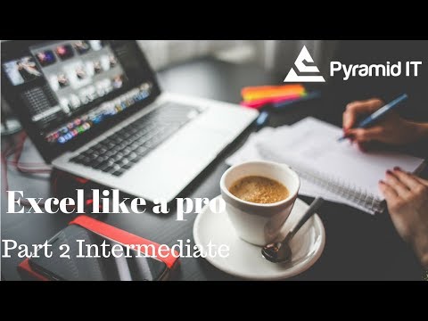 Excel 2016 Tutorial For Beginners part 2 Intermediate