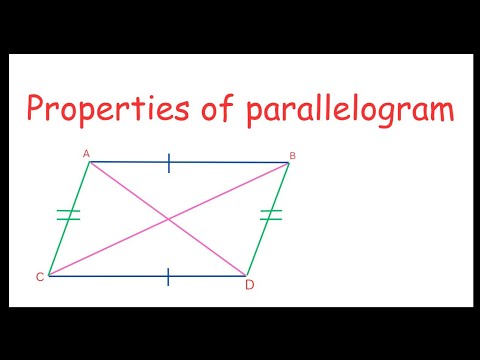 Properties of parallelogram ||