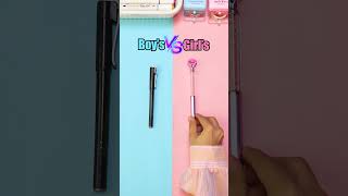 Boy's Stationery vs. Girl's Stationery 💙💗#youtubeshorts #shorts #stationery #cute #boysvsgirls