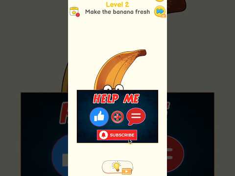 DOP 2 (Draw One Part) Level -2 make the banana fresh #shorts #games