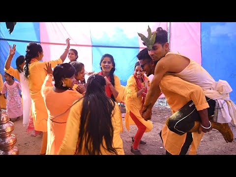 WEDDING HALDI DANCE KUMBHAR FAMILY TENGRA  SAMBALPURI HALDI DANCE VILLAGE MARRIAGE DANCE #HALDIDANCE