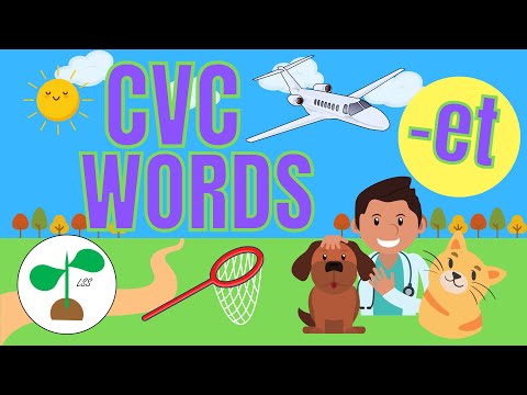 CVC Words | -et Words | Consonant Vowel Consonant