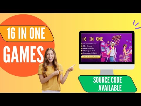 🔥 16 in 1 Games Platform | Ultimate Online Gaming Experience! 🎰💰| Source Code