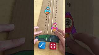 Rocket Number Line and Counting Activity for Preschoolers #handsonactivitites #countingforkids