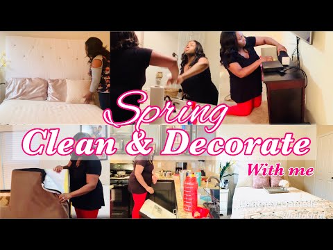 SPRING CLEAN & DECORATE WITH ME | SPRING CLEANING | SPRING HOME DECOR