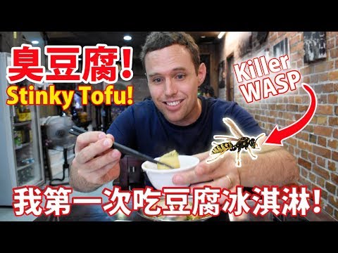 深坑老街臭豆腐！| Eating Stinky Tofu in Taipei, Taiwan!