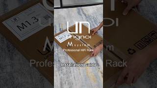 How to install ungnoi M System HiFi rack? ｜Official Installation Guide