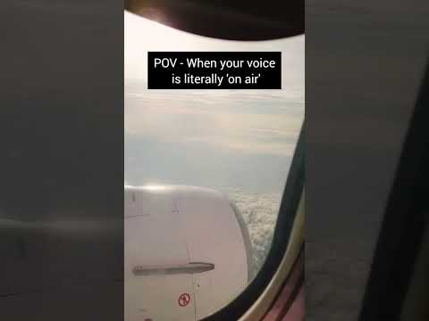 In flight announcement I Voice over🙏🙂