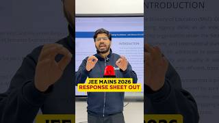 JEE Mains 2026 Response Sheet & Answer Key Out 🚨 #shorts #esaral #jee #jeemains #jee2026