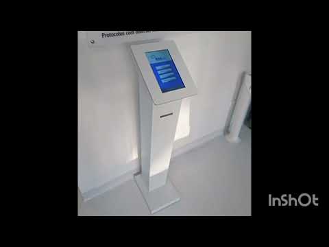 W82 kiosk stands by Precision Metal Works Mumbai