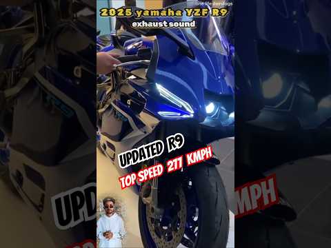 new yamaha YZF R9 updated| 2025 model colour option| exhaust sound