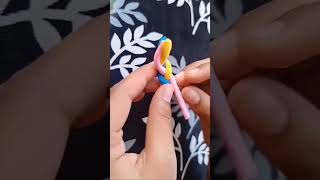 DIY hair clip with clay #schoolassignment #clayartcreations #craftideas #subscribe #like