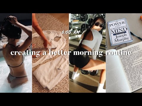 create a new morning routine with me | early morning, 2 workouts, reading, etc., ft. SweetNight
