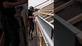 “Modern Roof Flashing Installation - Perfect Metal Edge Finishing for Roof and Wall!”