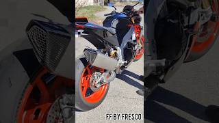 APRILIA TUONO V4 with AKRAPOVIČ or FF BY FRESCO Exhaust Sound? #aprilia #tuonov4 #shorts #2023