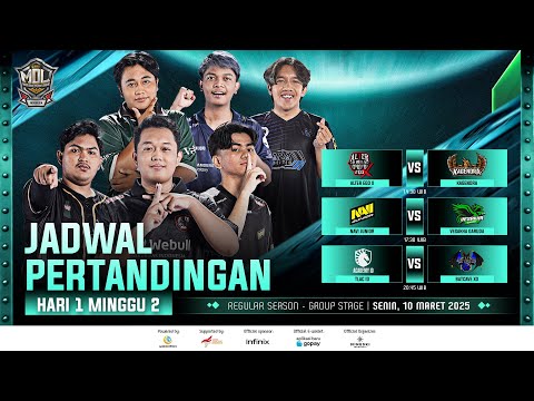 🔴LIVE | MDL ID S11 | Regular Season | Minggu 2 Hari 1