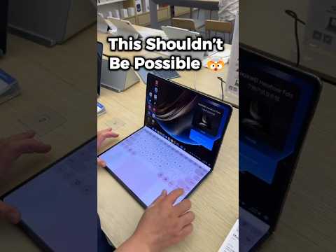 Huawei MateBook X Fold – Next-Gen Foldable Laptop You Need to See! #tech #futuretech