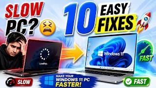 Windows 11 Slow? 10 Easy Ways to Make Your PC Faster 🚀