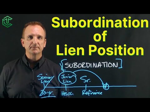 Subordination and Lien Position Explained