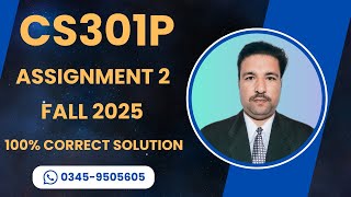 cs301p Assignment 2 Solution Fall 2025 | cs301p assignment 2 fall 2025