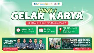 [GELAR KARYA BONEK 3] - Bootcamp Unesa Kewirausahaan 3 & Launching Mobilitas Akademik Tahun 2026