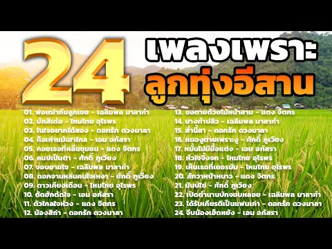 24 เพลงเพราะลูกทุ่งอีสาน | ในใจอยากได้สอง,หมั้นไม่มีมื้อแต่ง,สักวาหน้าหนาว